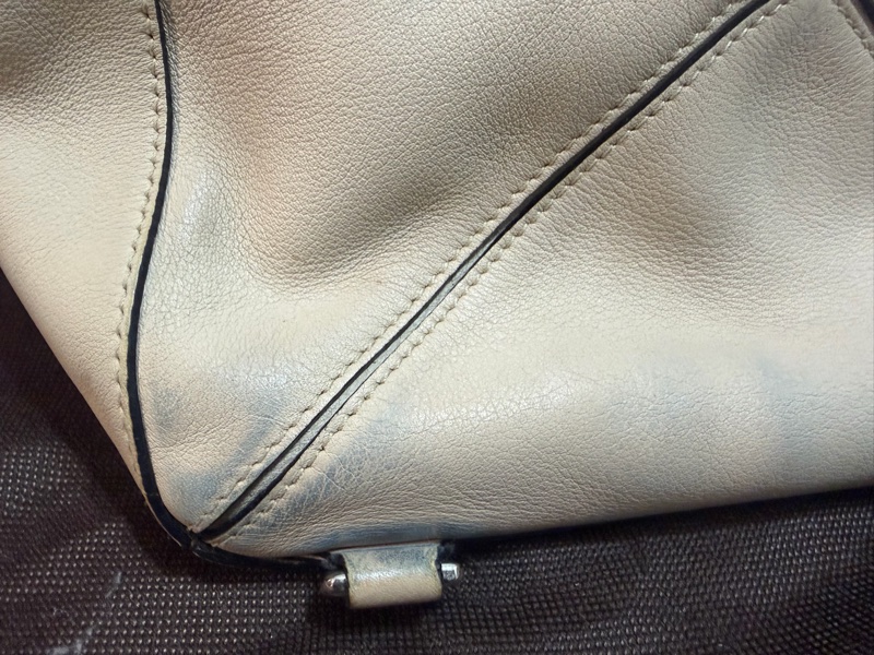 Loewe puzzle 中號包（沙色Sand)-10