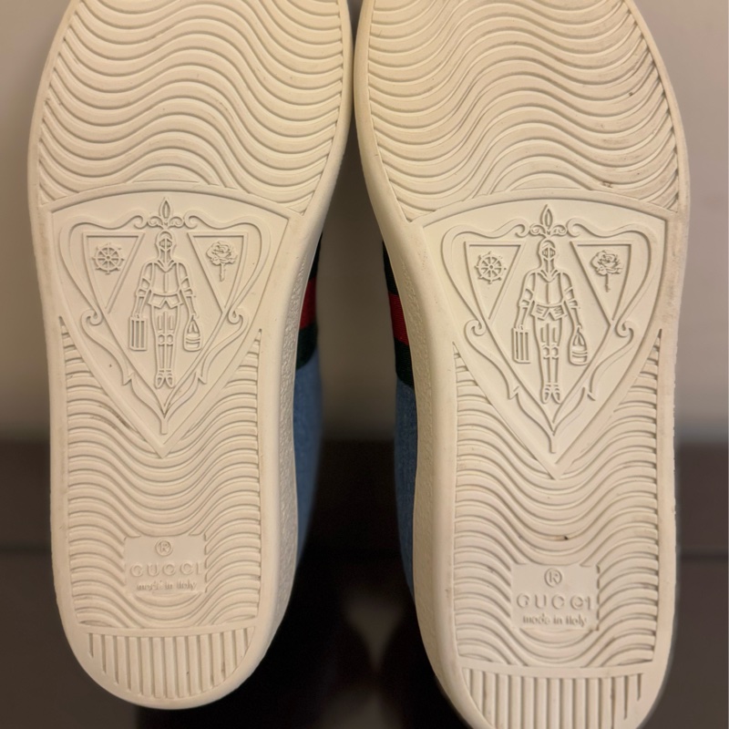 GUCCI HANA 系列刺繡牛仔休閒鞋-10