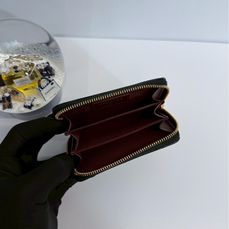 Chanel 全新 ㄇ零錢包 晶片款-7