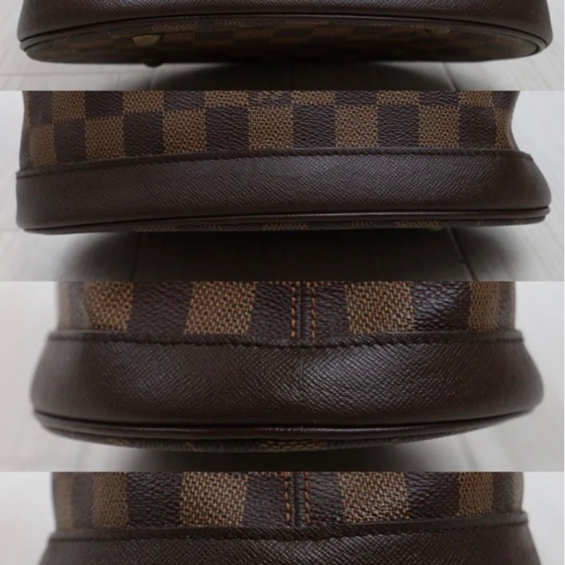 「JL精品代購」 98新 lv棋盤格單肩水桶包 附子包-10