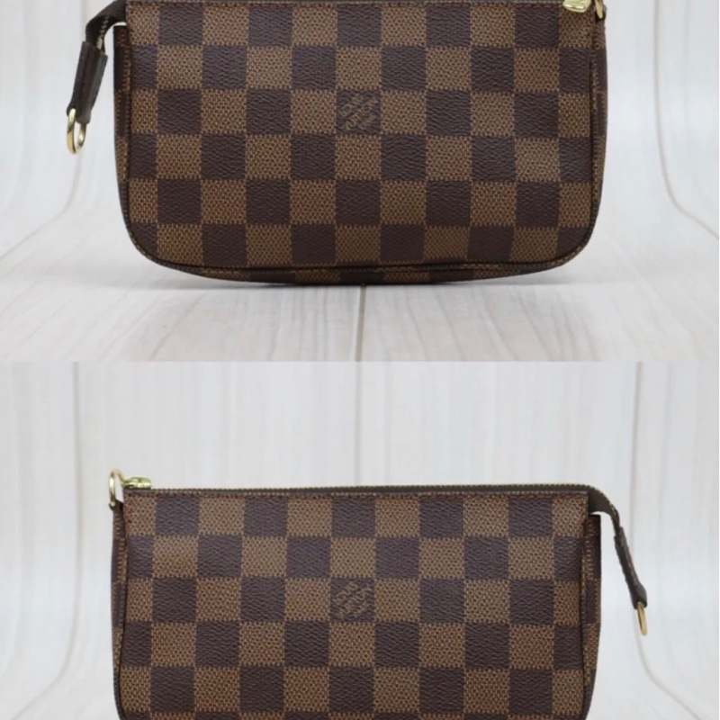 「JL精品代購」 98新 lv棋盤格單肩水桶包 附子包-11