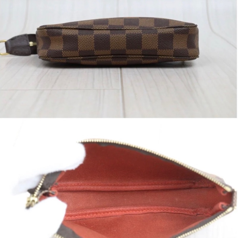 「JL精品代購」 98新 lv棋盤格單肩水桶包 附子包-13