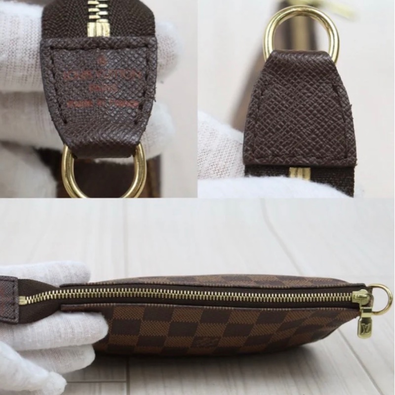 「JL精品代購」 98新 lv棋盤格單肩水桶包 附子包-15