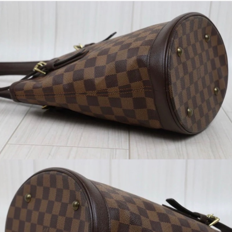 「JL精品代購」 98新 lv棋盤格單肩水桶包 附子包-17