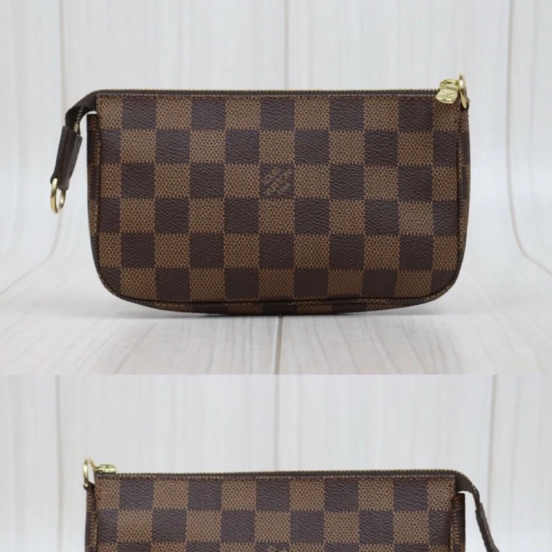 「JL精品代購」 98新 lv棋盤格單肩水桶包 附子包-20