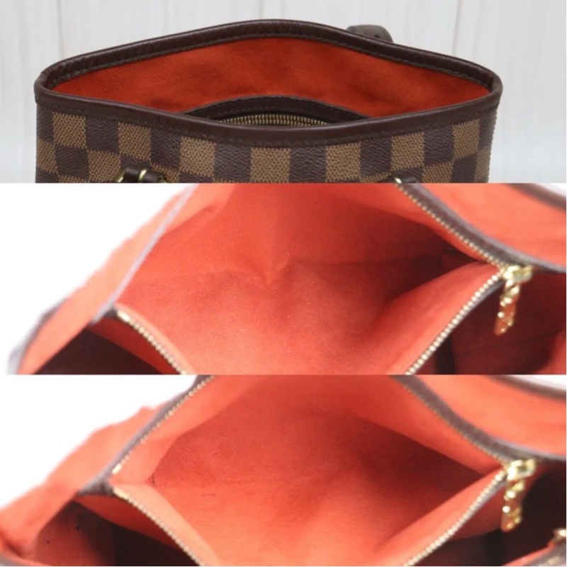 「JL精品代購」 98新 lv棋盤格單肩水桶包 附子包-24