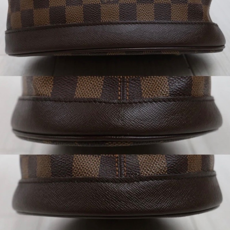 「JL精品代購」 98新 lv棋盤格單肩水桶包 附子包-25