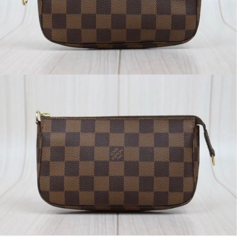 「JL精品代購」 98新 lv棋盤格單肩水桶包 附子包-26