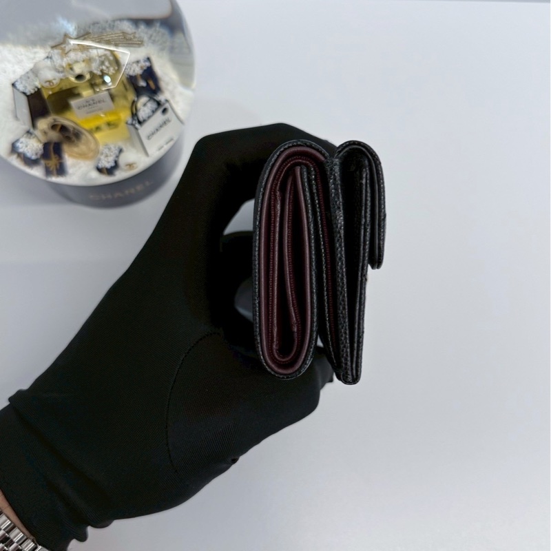 Chanel 小三摺夾 晶片款 全新閒置-2