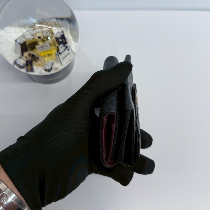 Chanel 小三摺夾 晶片款 全新閒置-6