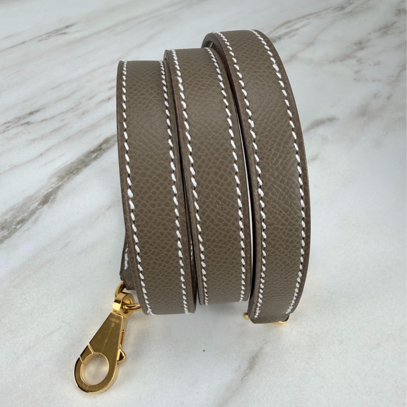 愛馬仕 Hermès Kelly28 Epsom 外縫 大象灰金釦 Kelly-21