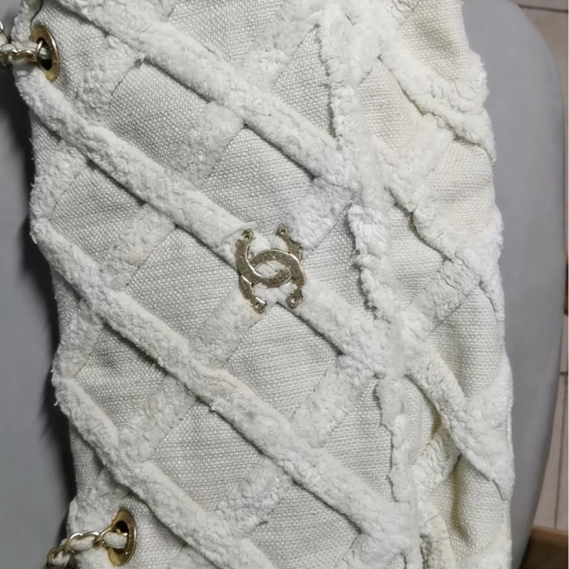 【Chanel檢漏✨ 全網最低價！】Chanel Tote毛呢鏈條包 仙氣飄飄-1