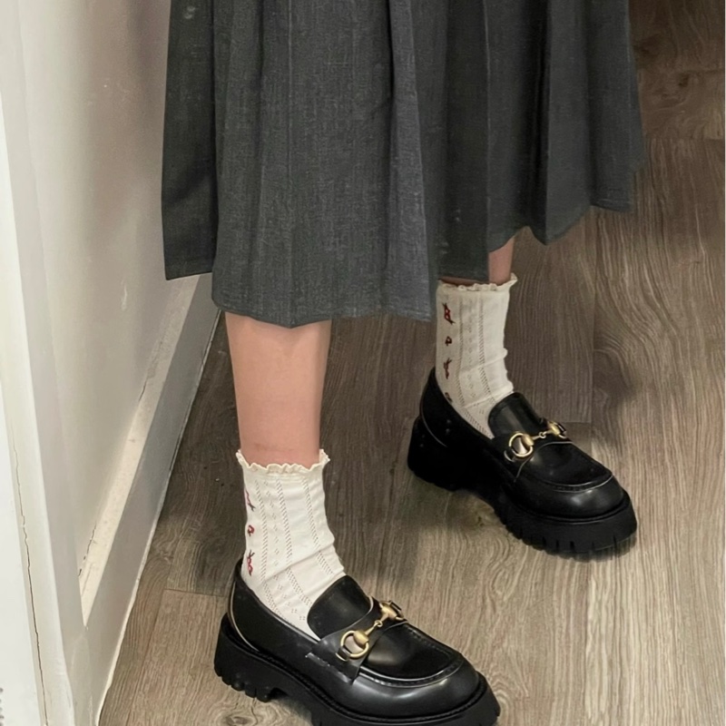 GUCCI古馳 小蜜蜂樂厚底福鞋 35號-2