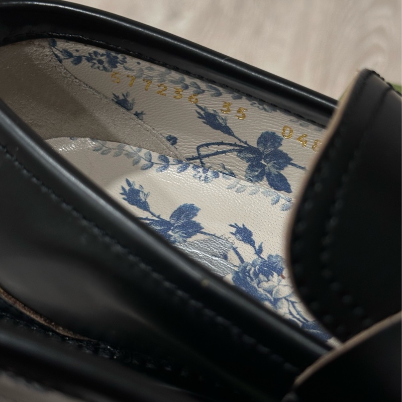GUCCI古馳 小蜜蜂樂厚底福鞋 35號-9