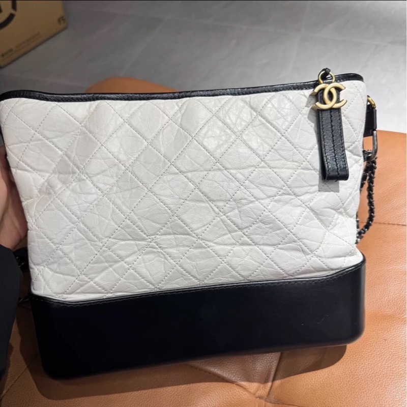 【Chanel檢漏✨ 全網最低價!】Chanel 流浪包 大號 黑白經典色-1