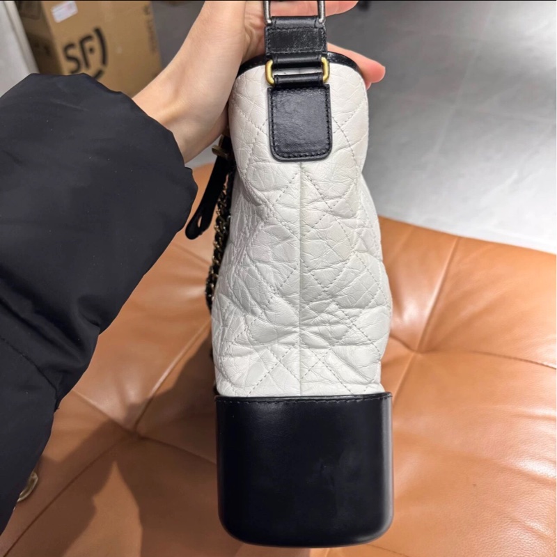 【Chanel檢漏✨ 全網最低價!】Chanel 流浪包 大號 黑白經典色-2