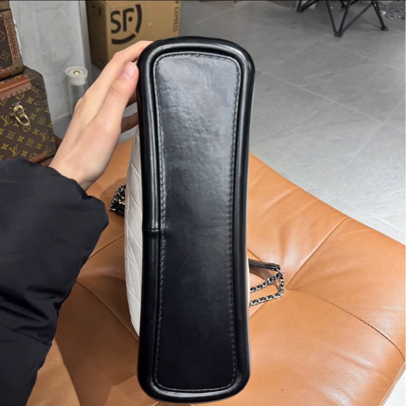 【Chanel檢漏✨ 全網最低價!】Chanel 流浪包 大號 黑白經典色-5