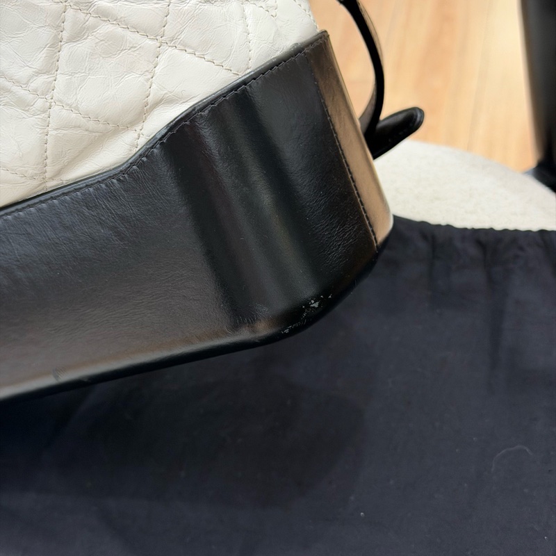 【Chanel檢漏✨ 全網最低價!】Chanel 流浪包 大號 黑白經典色-5