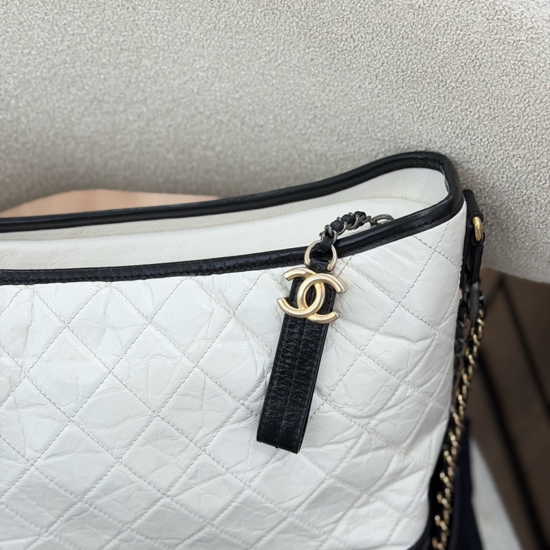 【Chanel檢漏✨ 全網最低價!】Chanel 流浪包 大號 黑白經典色-6