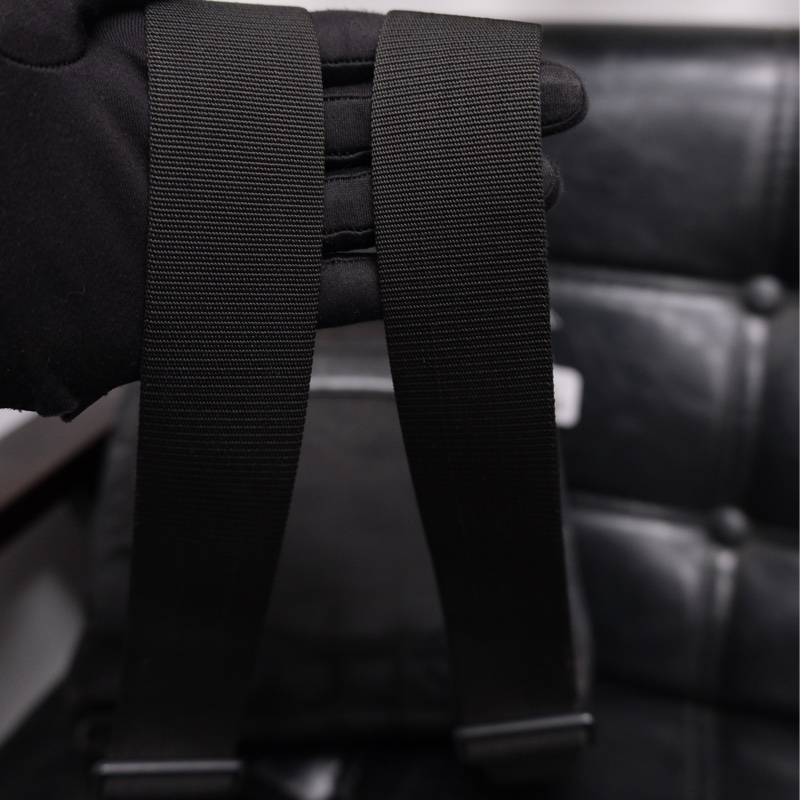 Chanel Travel Line Backpack 香奈兒中古黑色冰格書包/背包-12