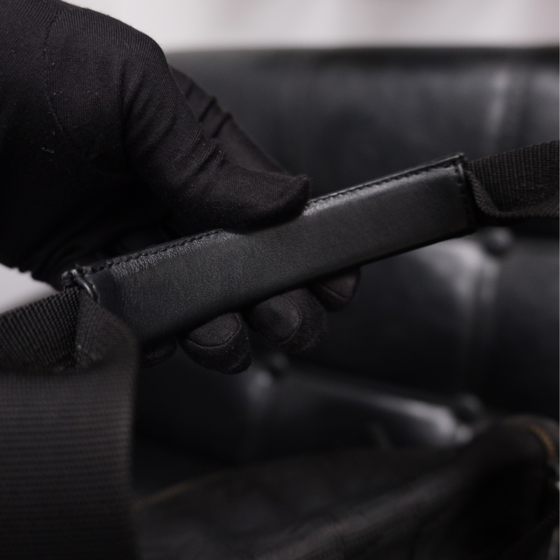 Chanel Travel Line Backpack 香奈兒中古黑色冰格書包/背包-16