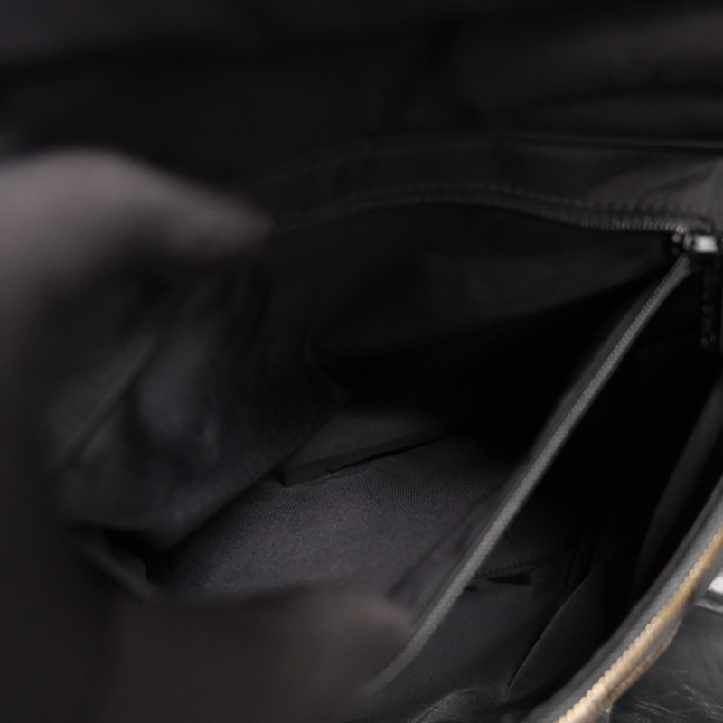 Chanel Travel Line Backpack 香奈兒中古黑色冰格書包/背包-23