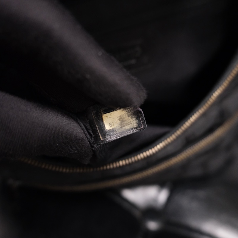 Chanel Travel Line Backpack 香奈兒中古黑色冰格書包/背包-28