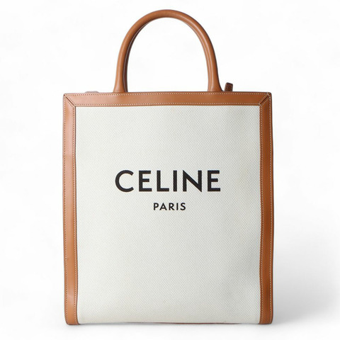 CELINE 192082 帆布直式 Cabas 小號（含證書）/