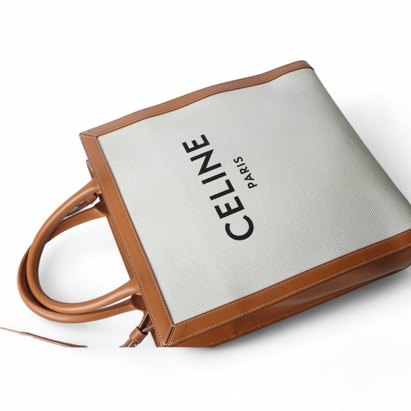 【包稅】CELINE 192082 帆布直式 Cabas 小號（含證書）/-3