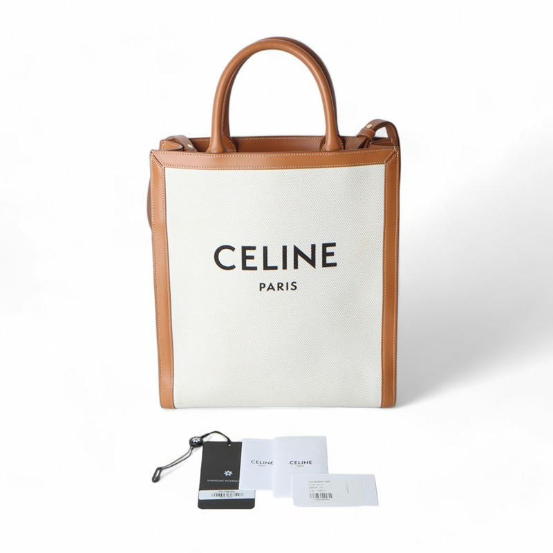【包稅】CELINE 192082 帆布直式 Cabas 小號（含證書）/-7
