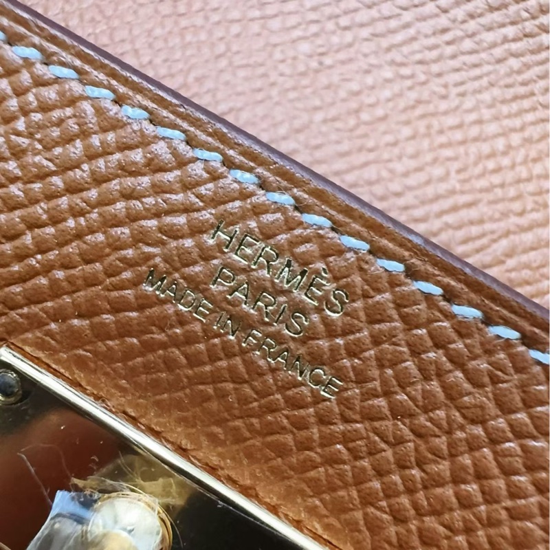 🌈Hermes🧡Kelly Wallet🧡金棕金扣🌟全新未使用🌈Epsom皮🌟長銀包🌟愛馬仕🌟-4