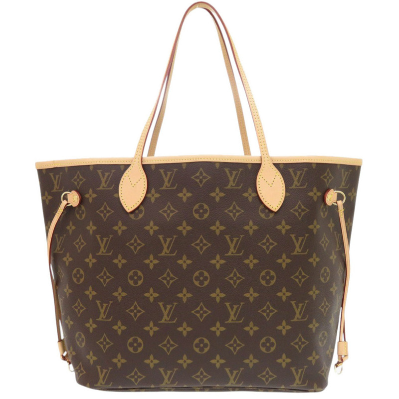 全新未使用路易威登 Neverfull MM Monogram 玫瑰米色手提包 M46975 LV 0473LOUIS VUITTON-2