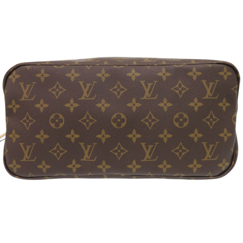 全新未使用路易威登 Neverfull MM Monogram 玫瑰米色手提包 M46975 LV 0473LOUIS VUITTON-3