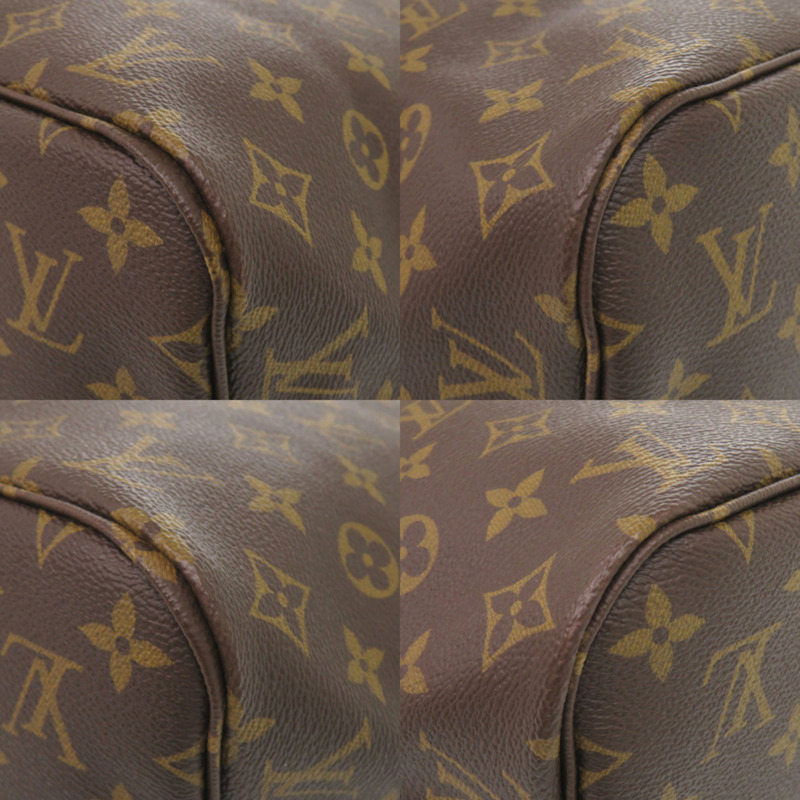 全新未使用路易威登 Neverfull MM Monogram 玫瑰米色手提包 M46975 LV 0473LOUIS VUITTON-4