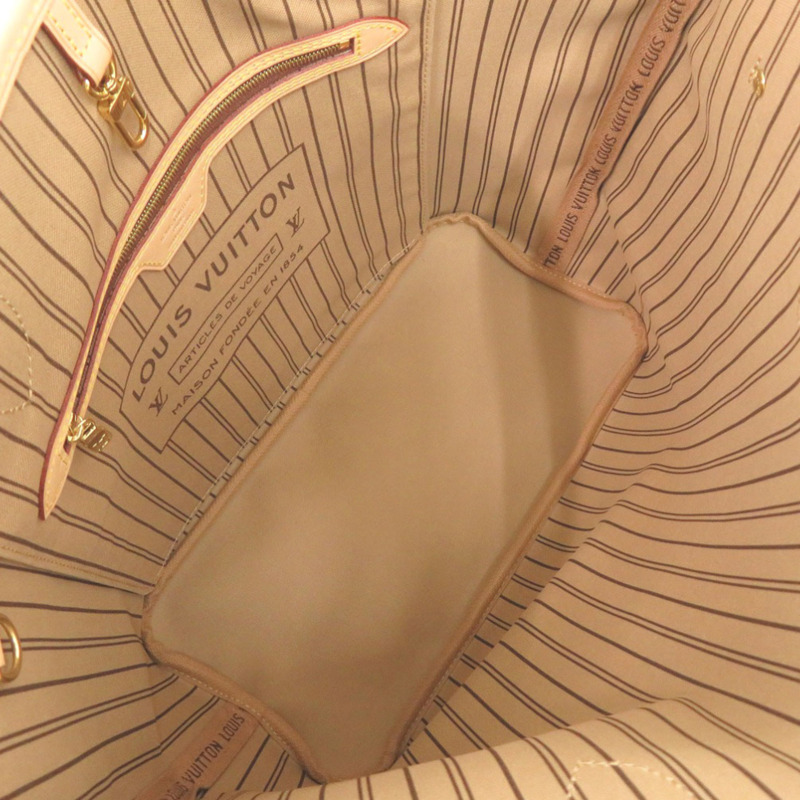 全新未使用路易威登 Neverfull MM Monogram 玫瑰米色手提包 M46975 LV 0473LOUIS VUITTON-5