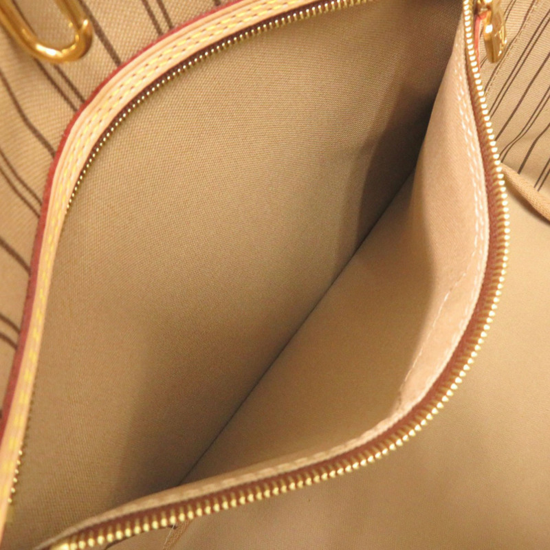 全新未使用路易威登 Neverfull MM Monogram 玫瑰米色手提包 M46975 LV 0473LOUIS VUITTON-6