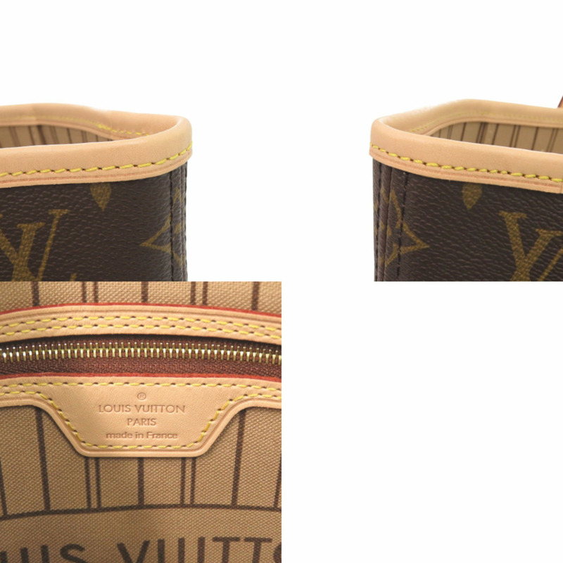 全新未使用路易威登 Neverfull MM Monogram 玫瑰米色手提包 M46975 LV 0473LOUIS VUITTON-9