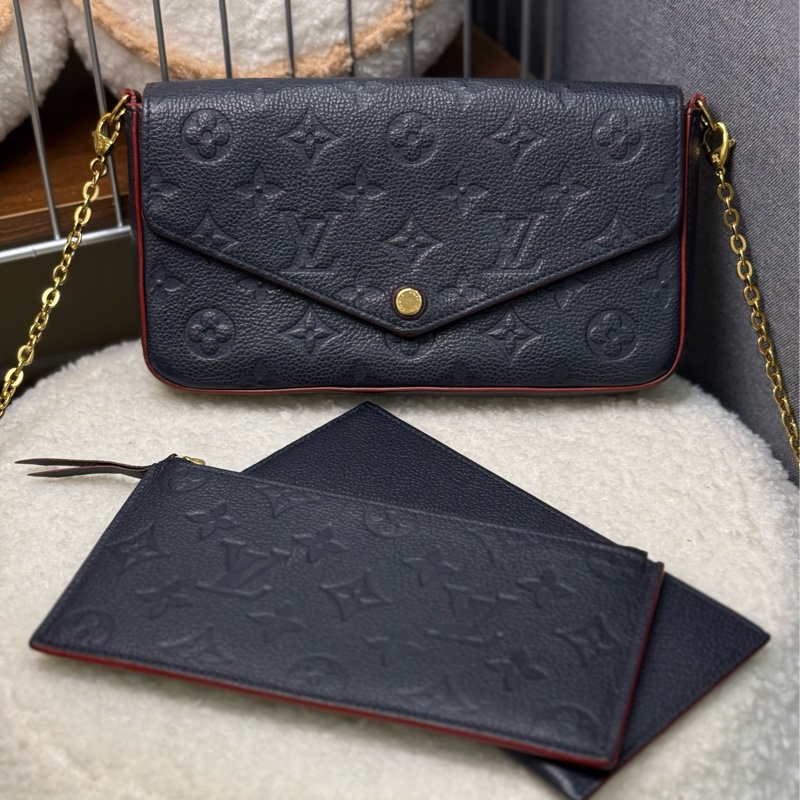LV Pochette Felicie 三合一鏈條包-0
