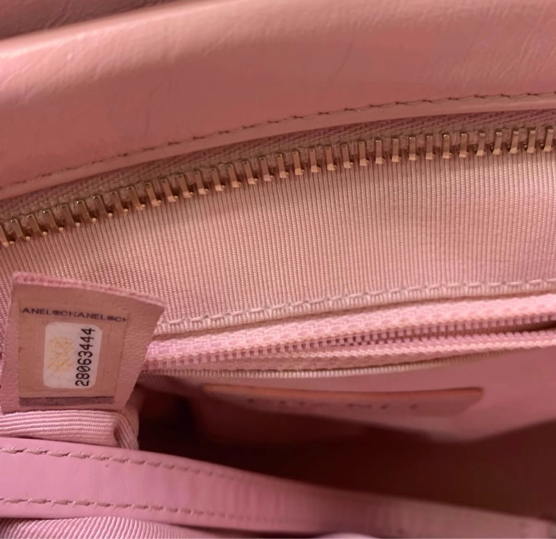 【96%新 ✨ 全網最低價！】Chanel 香奈兒 流浪包 粉色 毛呢 28開-8