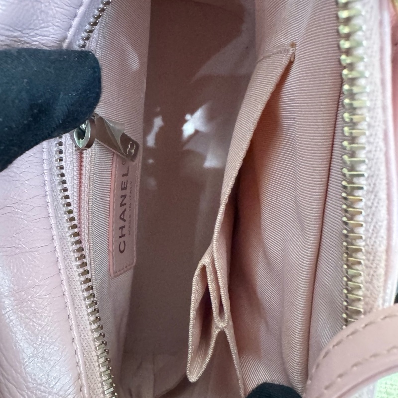 【97%新 ✨ 全網最低價!】Chanel 香奈兒 流浪包 小號 粉色 毛呢-5