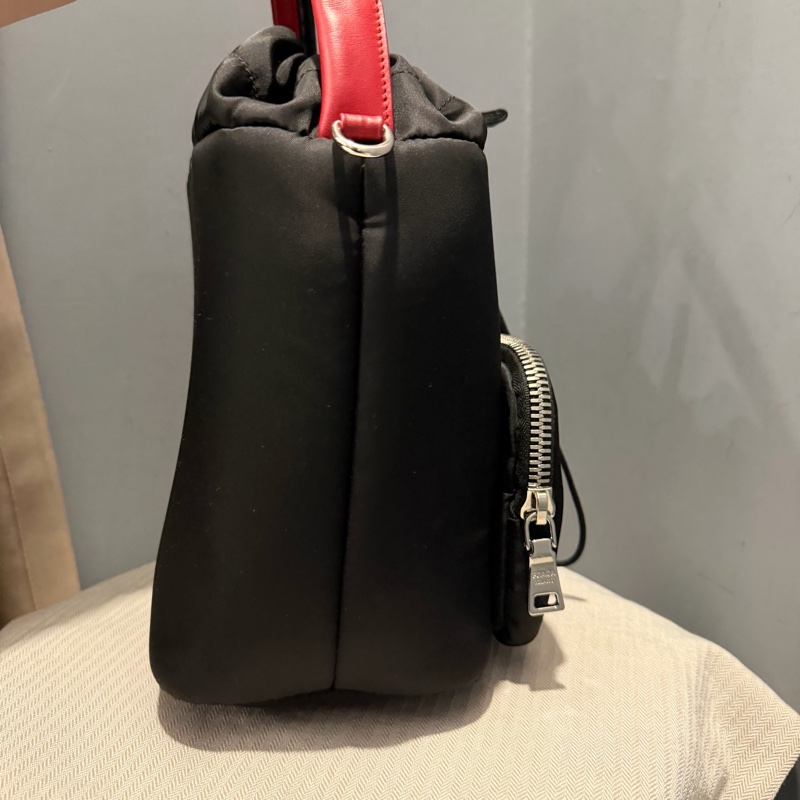 Prada 尼龍 水桶包 手提包 斜背包-3
