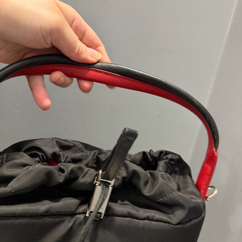 Prada 尼龍 水桶包 手提包 斜背包-24