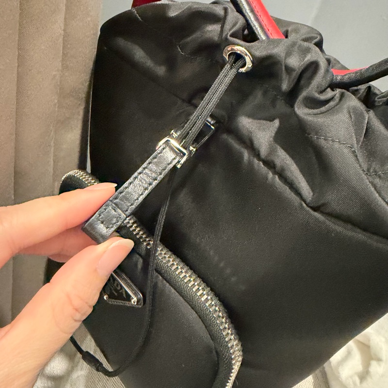 Prada 尼龍 水桶包 手提包 斜背包-30