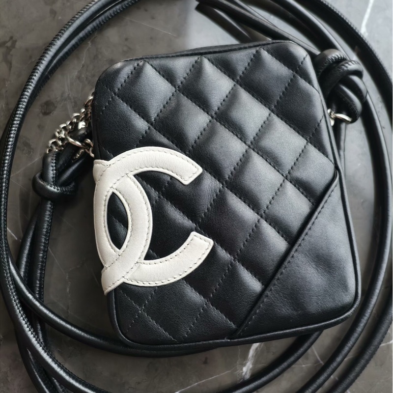 【96%新 ✨ 全網最低價！】Chanel 康鵬相機包 黑白經典-2