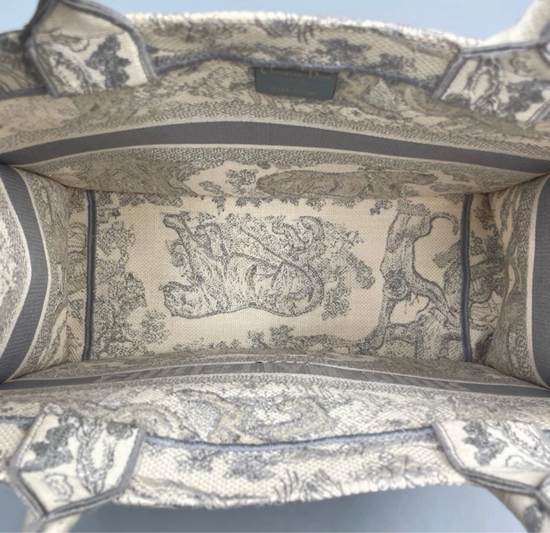 【96%新 ✨ 全網最低價！】Dior迪奧 托特 Book Tote動物園托特包 灰色-7