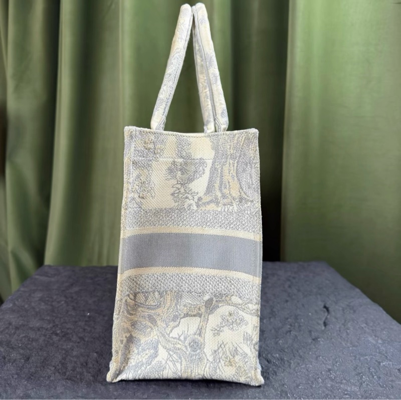 【92%新 ✨ 全網最低價!】Dior迪奧 托特 Book Tote動物園托特包 灰色-1