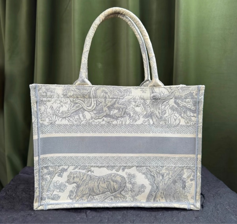 【92%新 ✨ 全網最低價!】Dior迪奧 托特 Book Tote動物園托特包 灰色-2