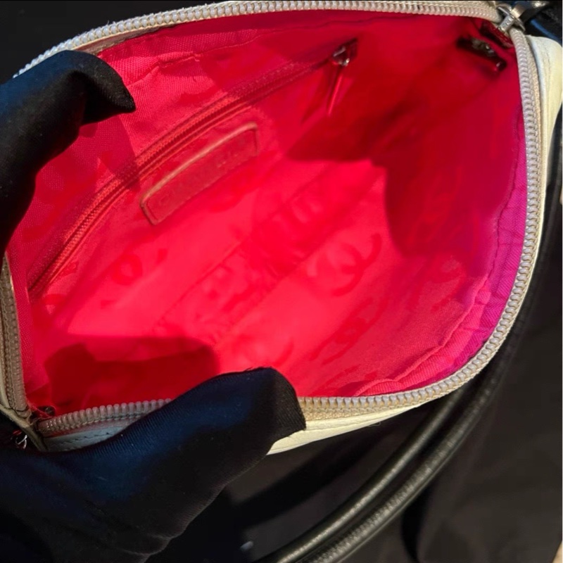 【96%新 ✨ 全網最低價！】Chanel 康鵬相機包 黑白經典-8