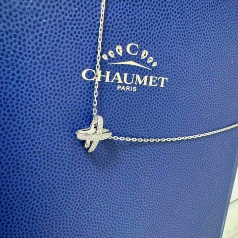小巴黎二手名牌 法國高端品牌Chuamet尚美  經典之作 歡緣 項鍊