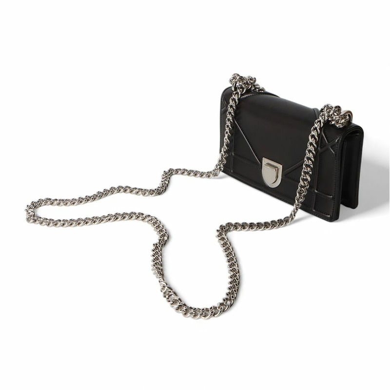 【包稅】DIOR Micro Diorama 小牛皮鏈翻蓋包 M04220VKK-1